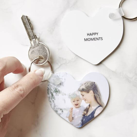 Llavero personalizado corazón - RegalArte Vitoria
