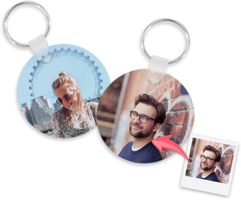 Llavero personalizado redondo - RegalArte Vitoria