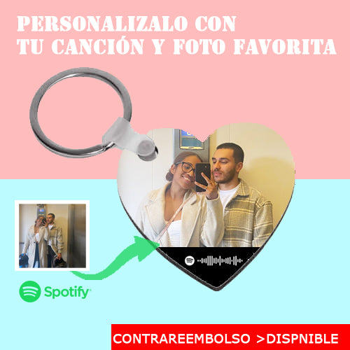 Llavero personalizado corazón - RegalArte Vitoria