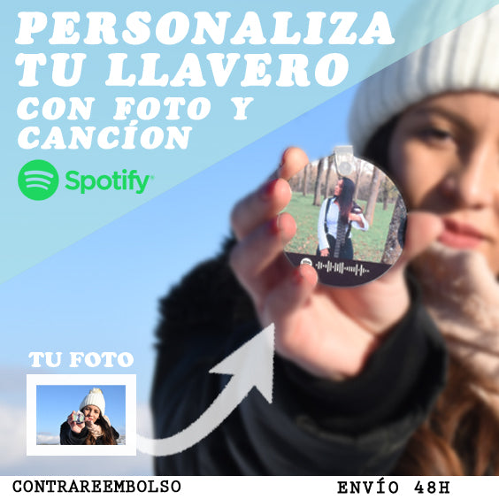 Llavero personalizado redondo - RegalArte Vitoria