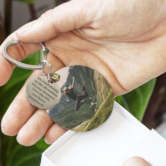Llavero personalizado redondo - RegalArte Vitoria