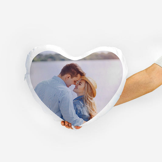 Cojín personalizado en forma de corazón - RegalArte Vitoria
