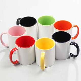 Taza asa color amarillo - RegalArte Vitoria